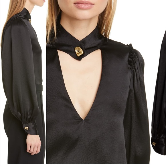 AJE - Allegro Cutout Silk Blouse - Picture 4 of 6